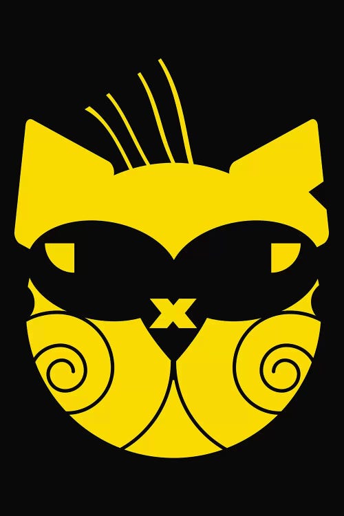 Cool Cat by Zaira Dzhaubaeva wall art