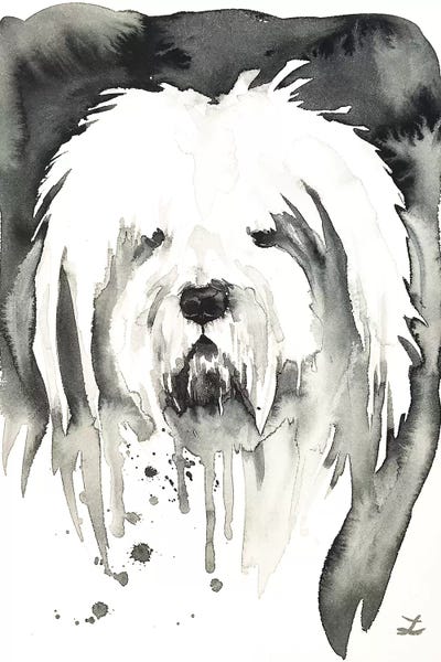 Old English Sheepdogs: Bobtail by Zaira Dzhaubaeva