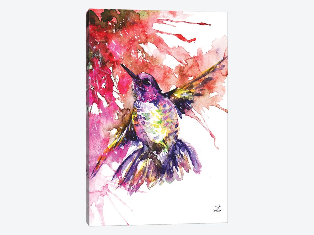 Hummingbird by Zaira Dzhaubaeva 1-piece Canvas Art