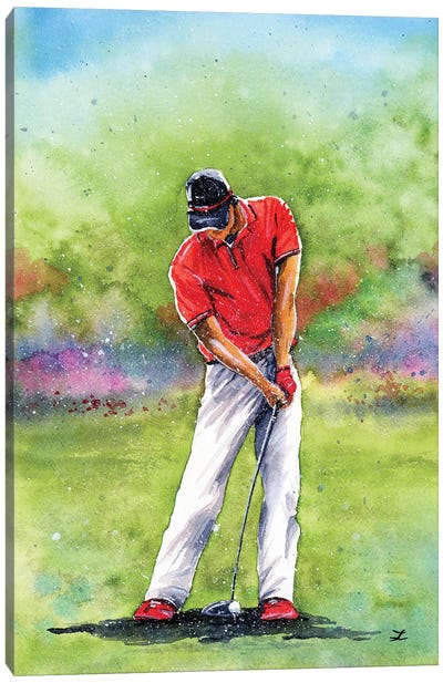 Golf Time Canvas Art Print - Golf Art