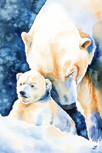 King Of The Arctic by Zaira Dzhaubaeva framed canvas print