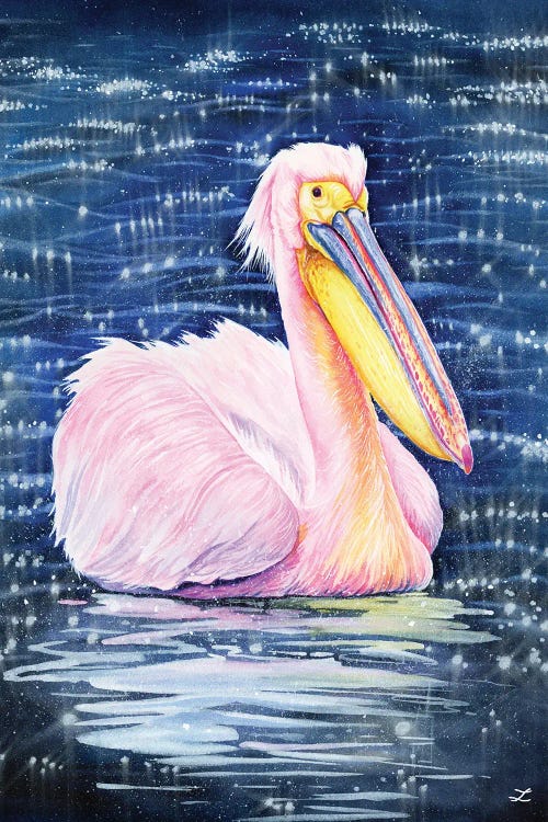 Pelican by Zaira Dzhaubaeva wall art