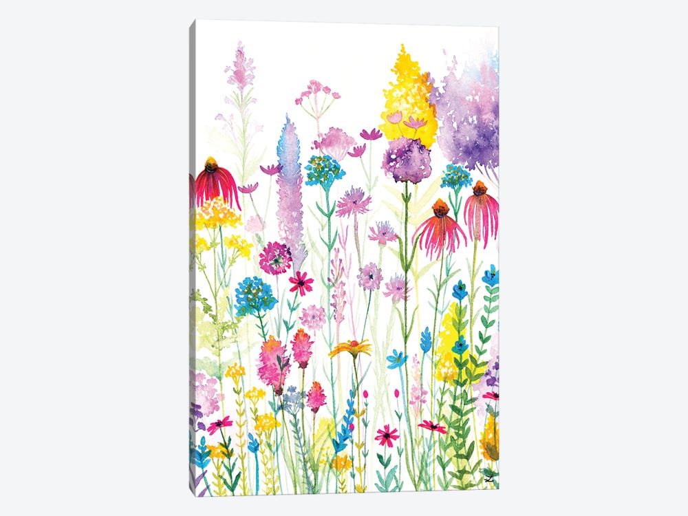 Wildflowers by Zaira Dzhaubaeva 1-piece Canvas Print