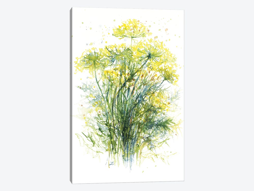 Dill Flowers by Zaira Dzhaubaeva 1-piece Art Print