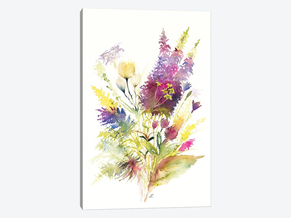 Midsummer Wildflowers by Zaira Dzhaubaeva 1-piece Canvas Print