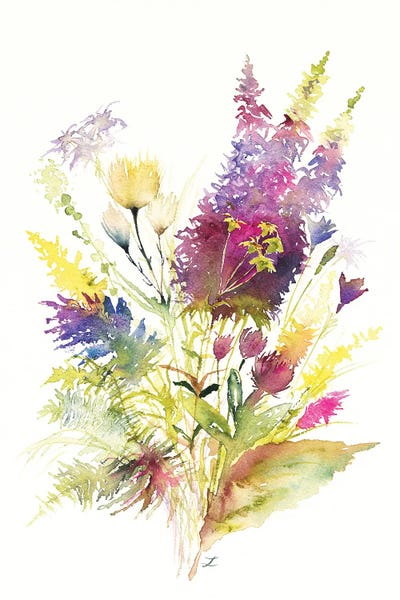 Wildflowers: Midsummer Wildflowers by Zaira Dzhaubaeva