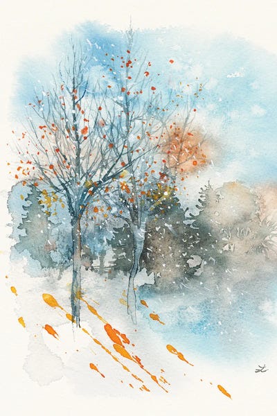 Early Winter by Zaira Dzhaubaeva canvas print