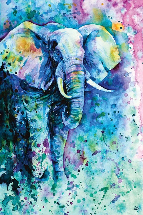 Elephant In A Purple Cloud