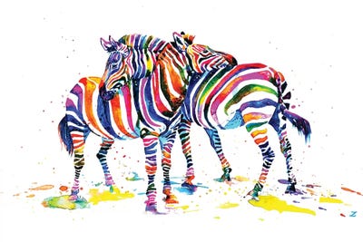 Friends by Zaira Dzhaubaeva art print