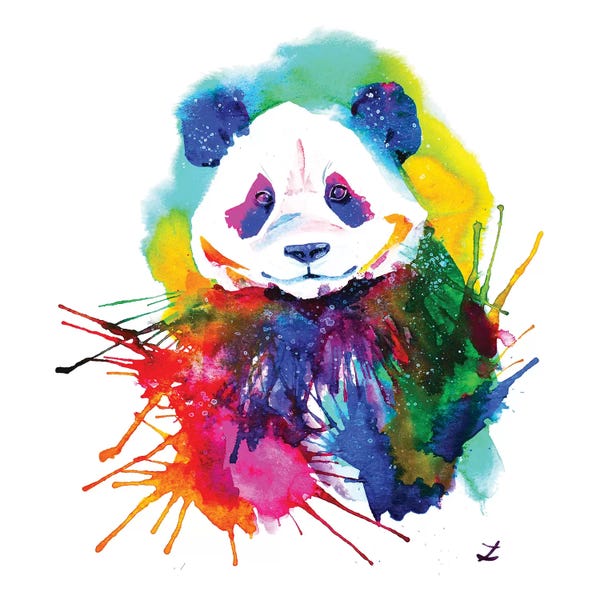 Pandas: Panda Splash by Zaira Dzhaubaeva