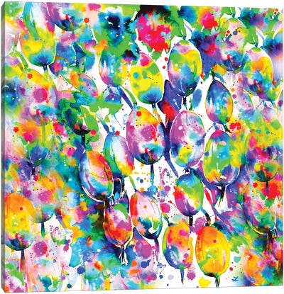 Rainbow Gooseberry Canvas Art Print - Berry Art