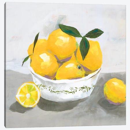 Lemons Canvas Print #ZEE114} by Isabelle Z Canvas Art Print