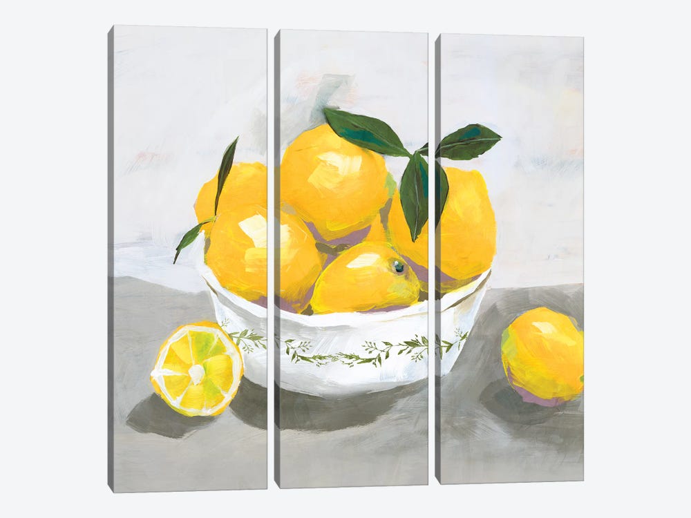 Lemons by Isabelle Z 3-piece Canvas Artwork