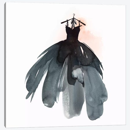 Little Black Dress I  Canvas Print #ZEE115} by Isabelle Z Art Print