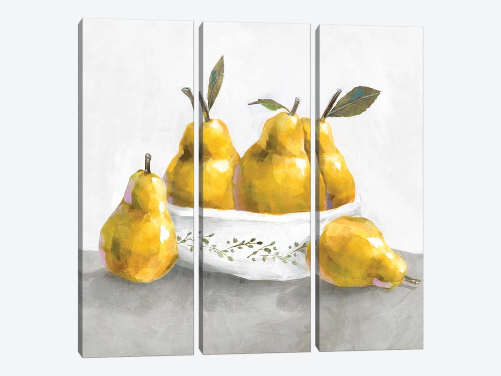 Pears by Isabelle Z 3-piece Canvas Artwork