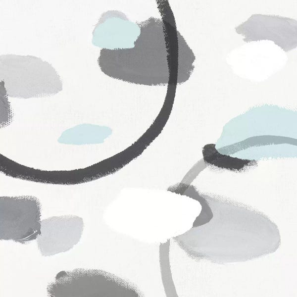 Circular Abstract: Grey I by Isabelle Z