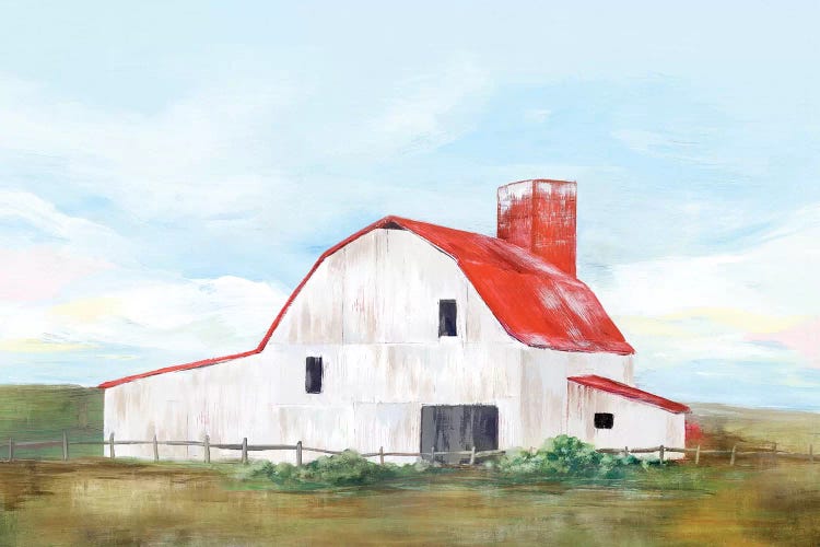 Red Barn II by Isabelle Z wall art