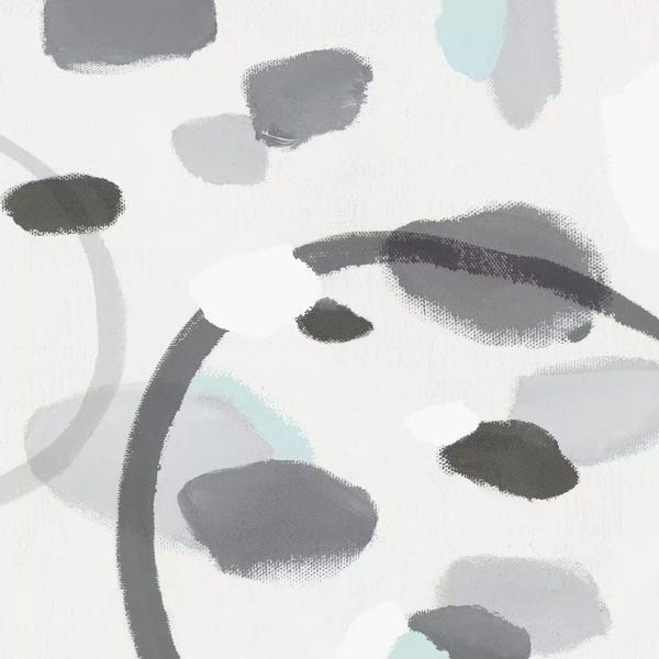 Circular Abstract: Grey II by Isabelle Z