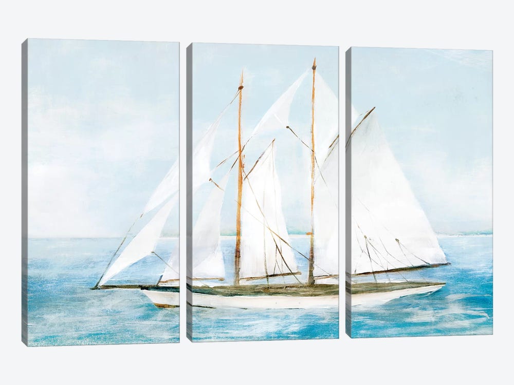 Set Sail II  by Isabelle Z 3-piece Art Print