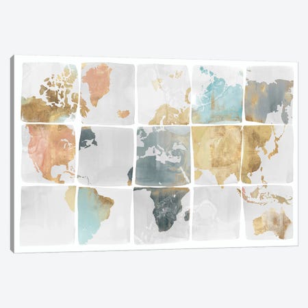 Tiled Map  Canvas Print #ZEE149} by Isabelle Z Art Print