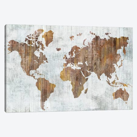 World Map II  Canvas Print #ZEE153} by Isabelle Z Canvas Art