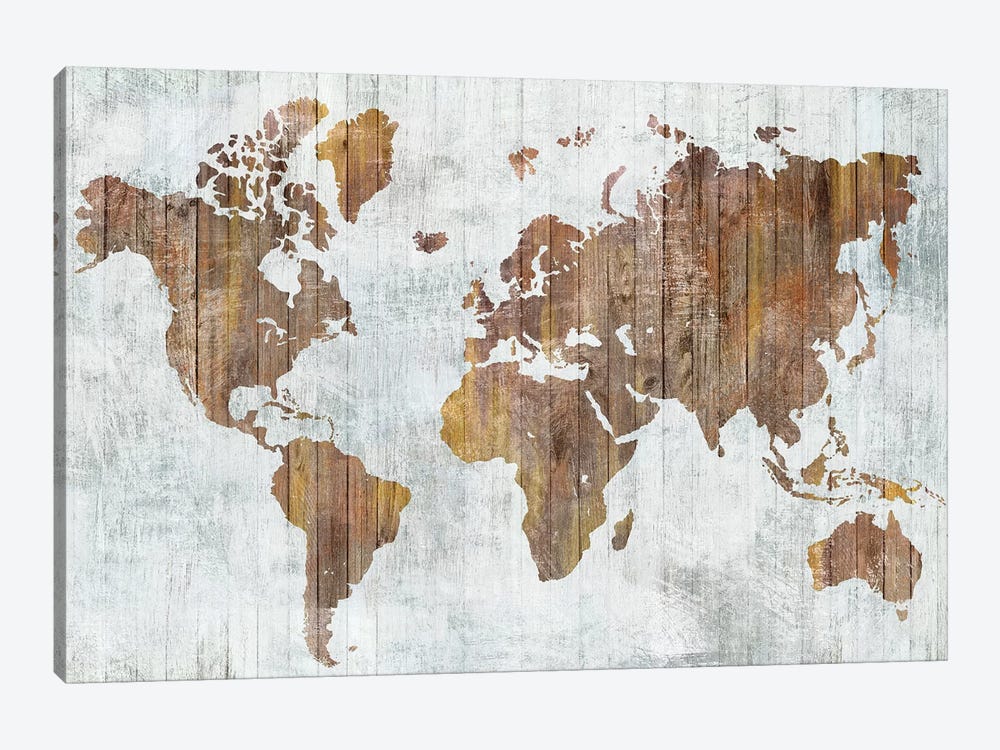 World Map II  by Isabelle Z 1-piece Art Print