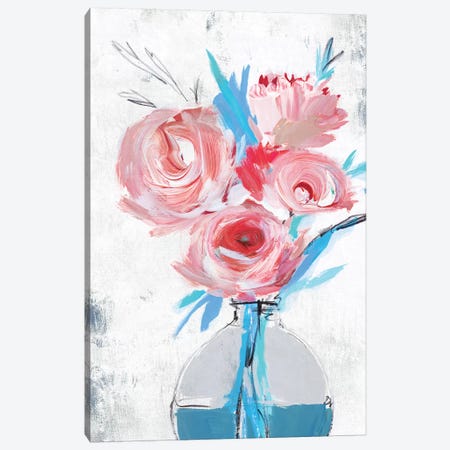 Blue Vase II  Canvas Print #ZEE160} by Isabelle Z Canvas Print