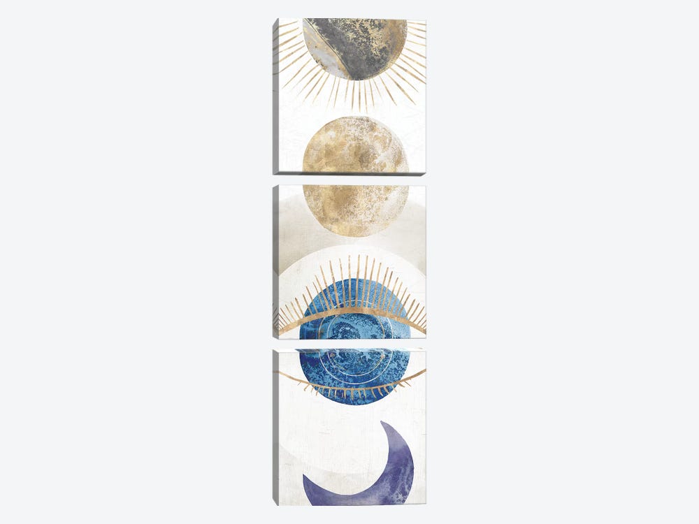 Crescent Moon I  by Isabelle Z 3-piece Canvas Art