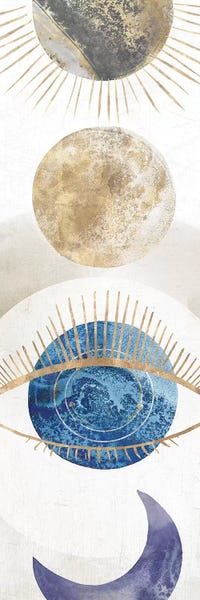 Kids Astronomy & Space Art: Crescent Moon I  by Isabelle Z