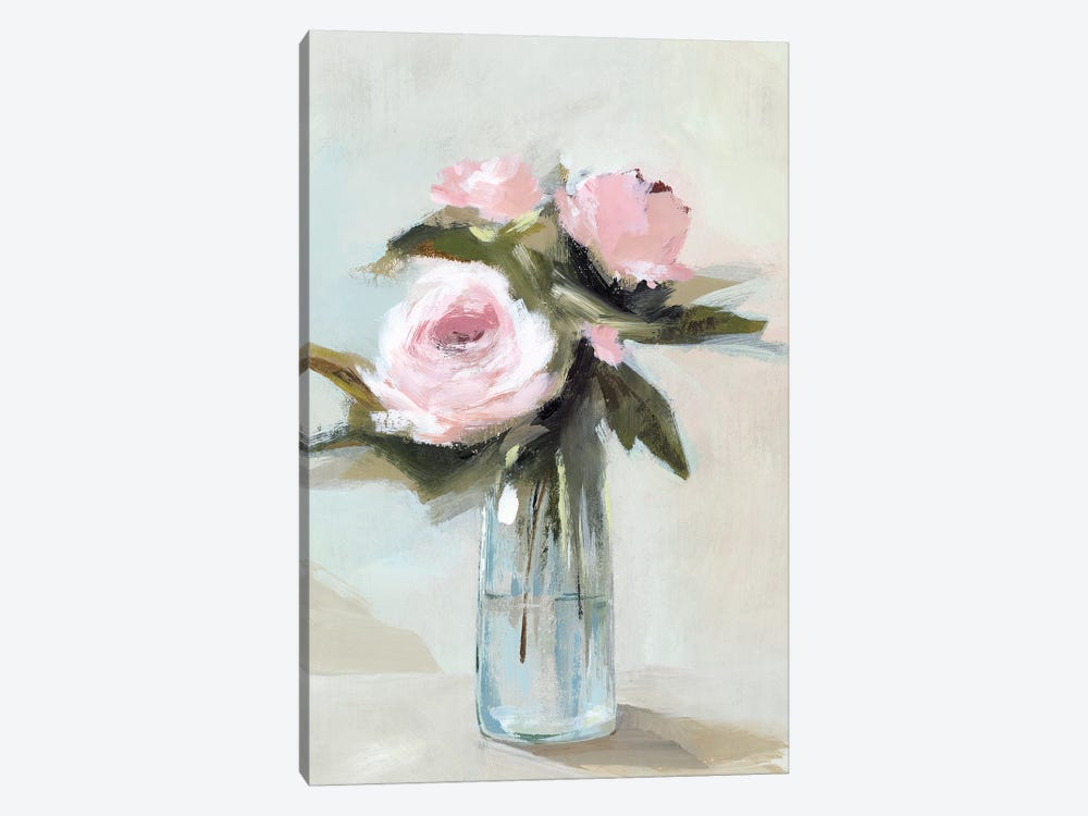 Peonies in a Vase I  by Isabelle Z 1-piece Canvas Art Print