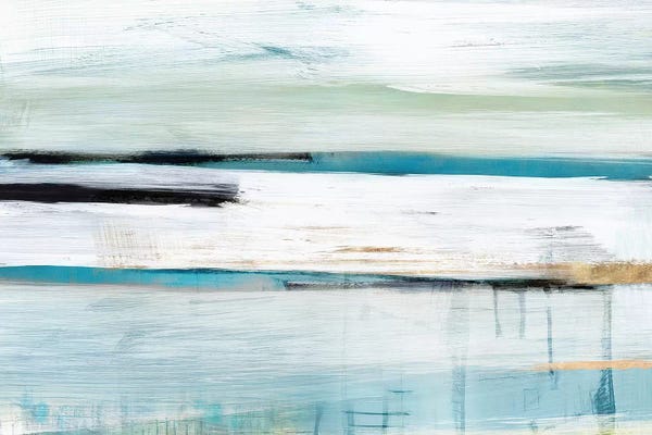 Gold Abstract Art: Standing Still I  by Isabelle Z