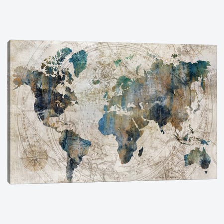 Celestial Map  Canvas Print #ZEE198} by Isabelle Z Canvas Wall Art