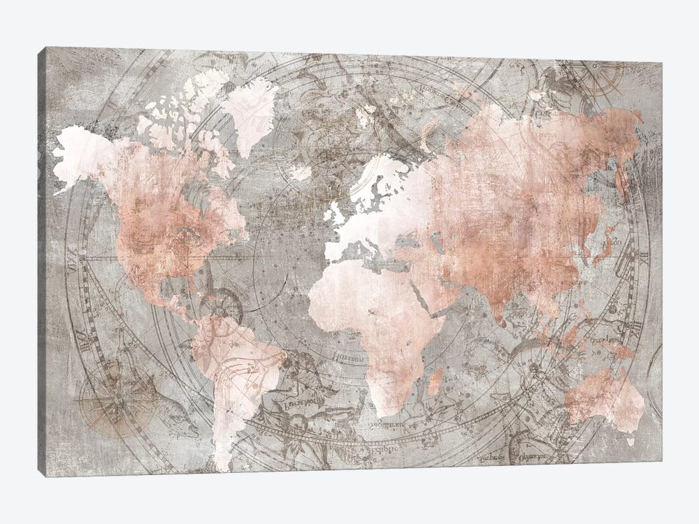 Celestial World Map by Isabelle Z 1-piece Art Print
