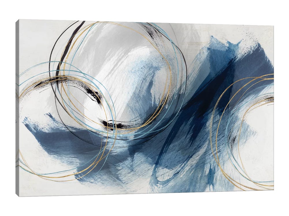 Isabelle Z Canvas Wall Decor Prints - Detour (styles > Abstract Art > Abstract expressionism art) - 26x40 in
