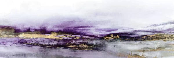 Large Modern Art - Canvas Prints: Elusive Dreams Violet Version  by Isabelle Z