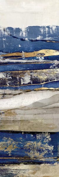 Gold Abstract Art: Ultramarine III  by Isabelle Z
