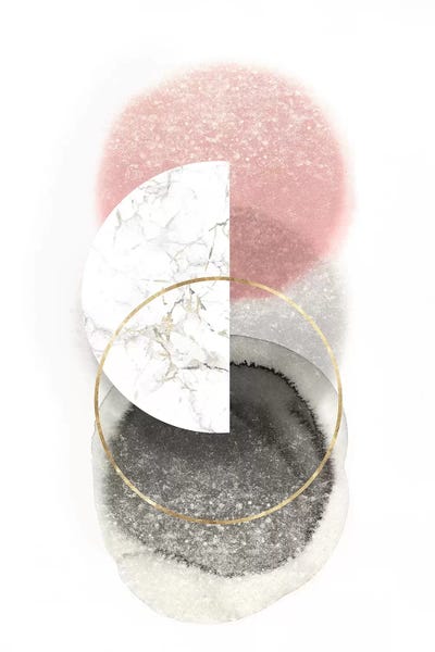 Scandinavian Office: Blushing Geo III  by Isabelle Z