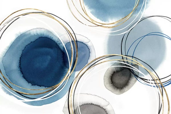 Office: Infinity Indigo I  by Isabelle Z