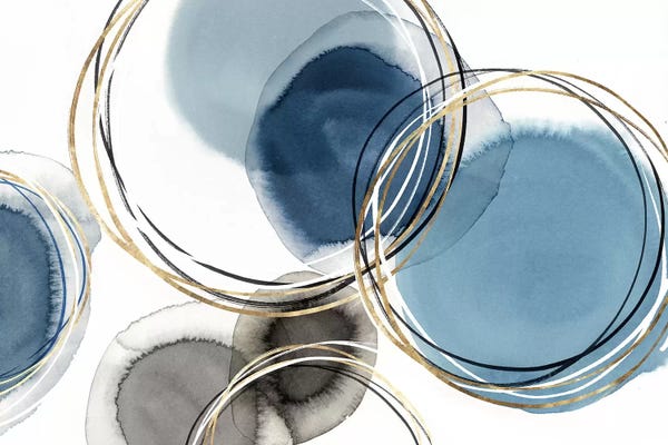 Office: Infinity Indigo II  by Isabelle Z