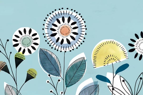 Scandinavian Décor: Scandi Florals II  by Isabelle Z