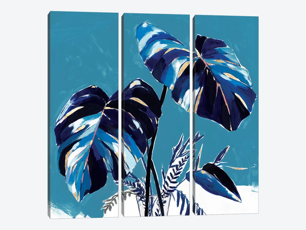 Swaying Palms II  by Isabelle Z 3-piece Canvas Wall Art