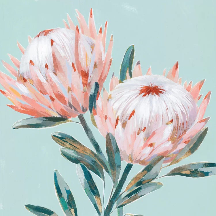 King Protea I Mint Version  by Isabelle Z wall art