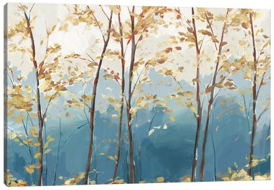 Ascent Trail  Canvas Art Print - Autumn & Thanksgiving