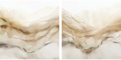 Line Haze Diptych