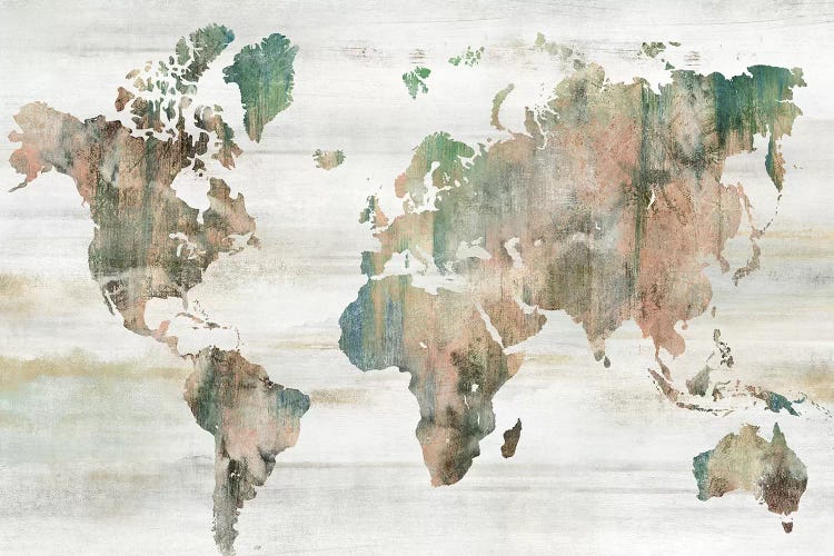 Map of the World  by Isabelle Z wall art