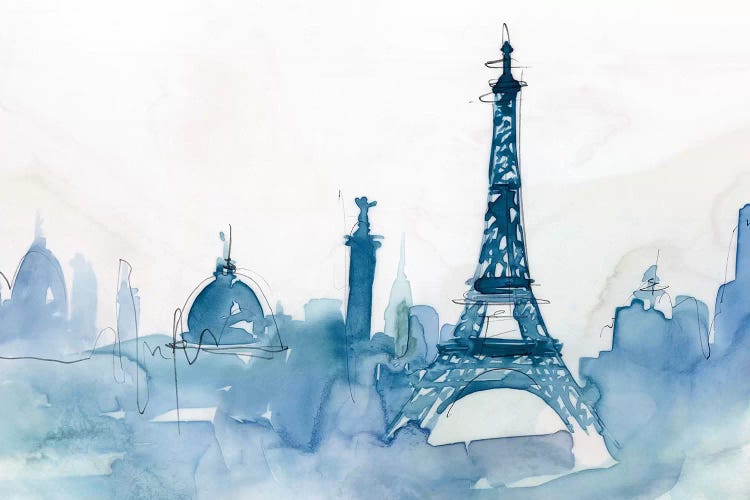 Ocean Blue Paris  by Isabelle Z wall art