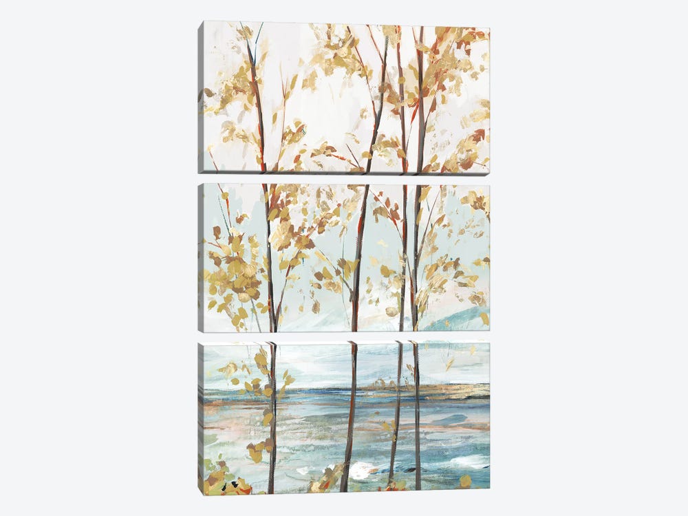 Sage Tree Forest I 3-piece Canvas Print