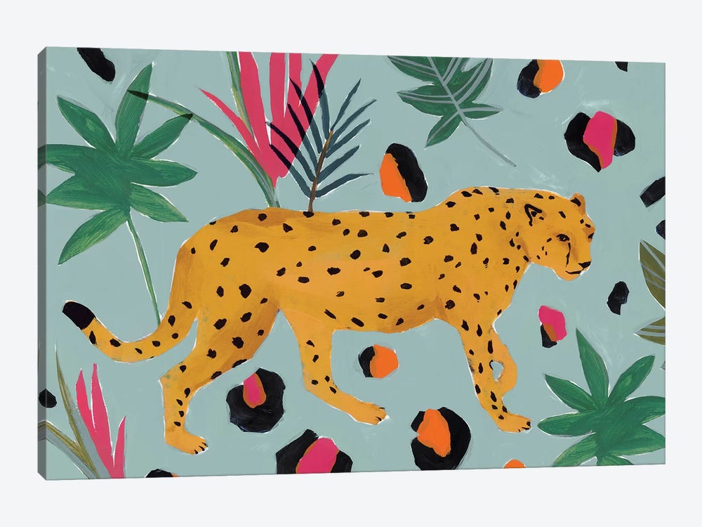 Walking Cheetah II  by Isabelle Z 1-piece Canvas Artwork