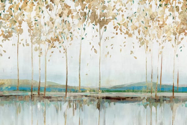 Birch Trees: Golden Whisper by Isabelle Z