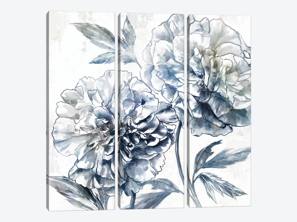 Japanese Peony I by Isabelle Z 3-piece Canvas Art Print